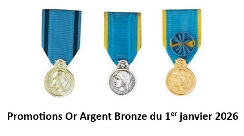 Dordogne : Les médaillés du 1er janvier 2026 de la médaille ministérielle de la jeunesse sports et engagement associatif