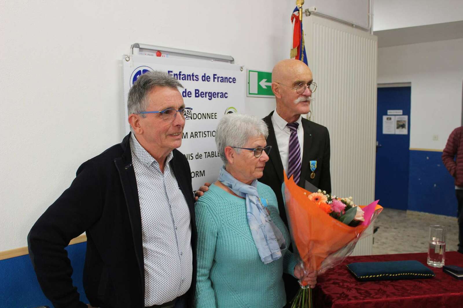 Bergerac : dévoilement d'une plaque en l'honneur de Jean LEFEVRE