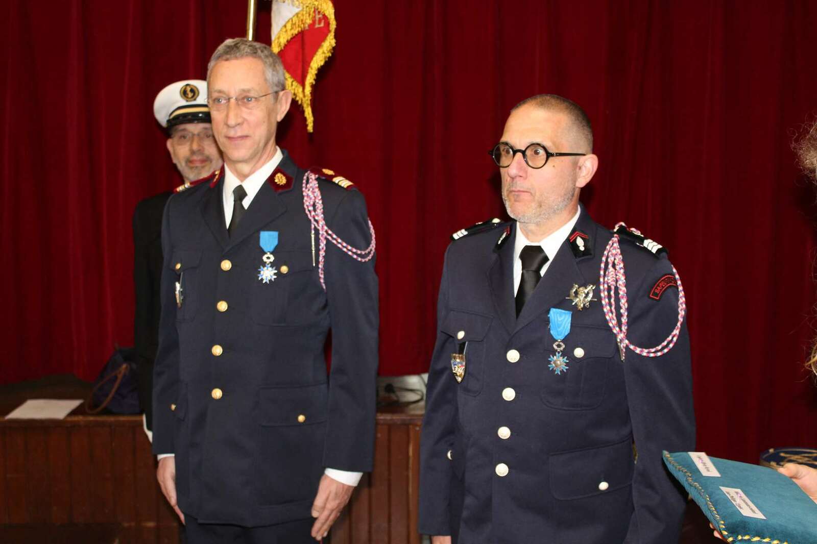 Siorac en Périgord : remise médailles de l'Ordre National du Mérite