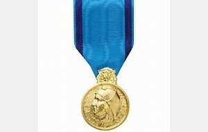 Médaille de Bronze : Promotion du 1er janvier 2021