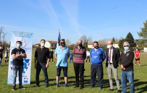 Razac sur l'Isle : Remise de médaille à M. Jean-Guy NASSEYS président d'honneur des Aiglons Razacois