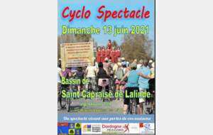 Saint-Capraise-de-Lalinde : Cyclo spectacle le 13 juin 2021 à partir de 14h00