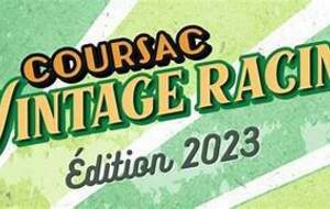 Vintage Racing Coursac : les 2 et 3 septembre 2023
