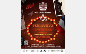 Boxing club Périgueux : Championnats de France Elites de boxe