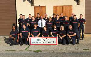 Belvès : Cérémonie annuelle centre de secours principal