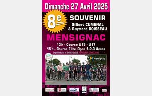 Mensignac : Trophée Souvenir Gilbert Cuménal &amp; Raymond Boisseau