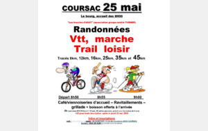 Coursac - Les boucles d'Agat 25 mai 2025