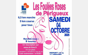 Les Foulées Roses de Périgueux 