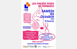 Octobre rose : Les foulées roses de Périgueux