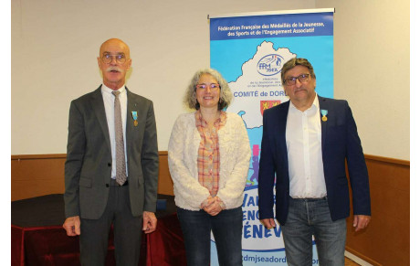 Boulazac : remise de médaille ministérielle à M. Jean-François BRIAND