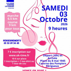 Octobre Rose : Les foulées roses de Périgueux